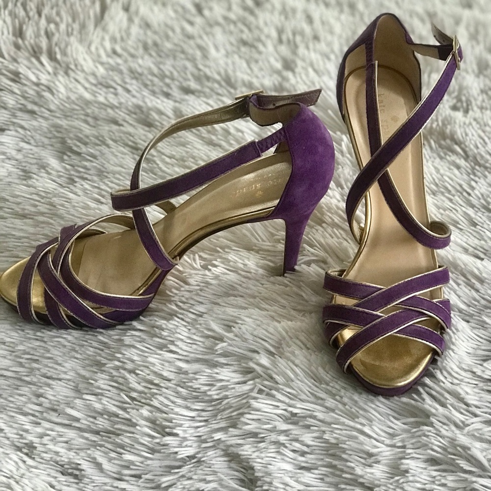 Kate spade purple heels size 8 1/2